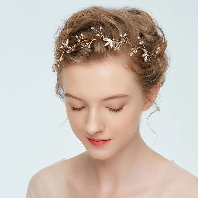 SLBRIDAL Handmade Ribbon Rhinestones Crystals Pearls Bridal Wedding Headpieces Hair Vine Hair accessories Headband Women Girls
SLBRIDAL Handmade Ribbon Rhinestones Crystals Pearls Bridal Wedding Headpieces Hair Vine Hair accessories Headband Women Girls