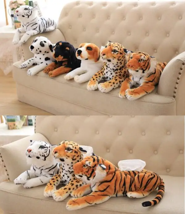 Candice guo plush toy stuffed doll Simulation animal tiger leopard Panther Spotted dog tissue box cover paper case baby gift 1pc
Candice guo plush toy stuffed doll Simulation animal tiger leopard Panther Spotted dog tissue box cover paper case baby gift 1pc