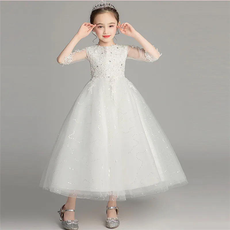2019Spring Summer Good Quality Children Kids Sweet Pink White Birthday Wedding Party Princess Long Dress Baby Infant Host Dress
2019Spring Summer Good Quality Children Kids Sweet Pink White Birthday Wedding Party Princess Long Dress Baby Infant Host Dress