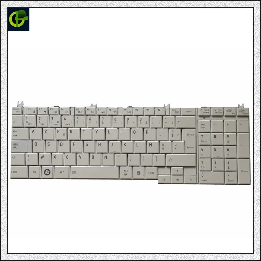 

French Azerty Keyboard for toshiba Satellite C660-226 C660-22V C660D-104 C660D-120 L650-1Q5 L650D-102 L650D-11D FR white