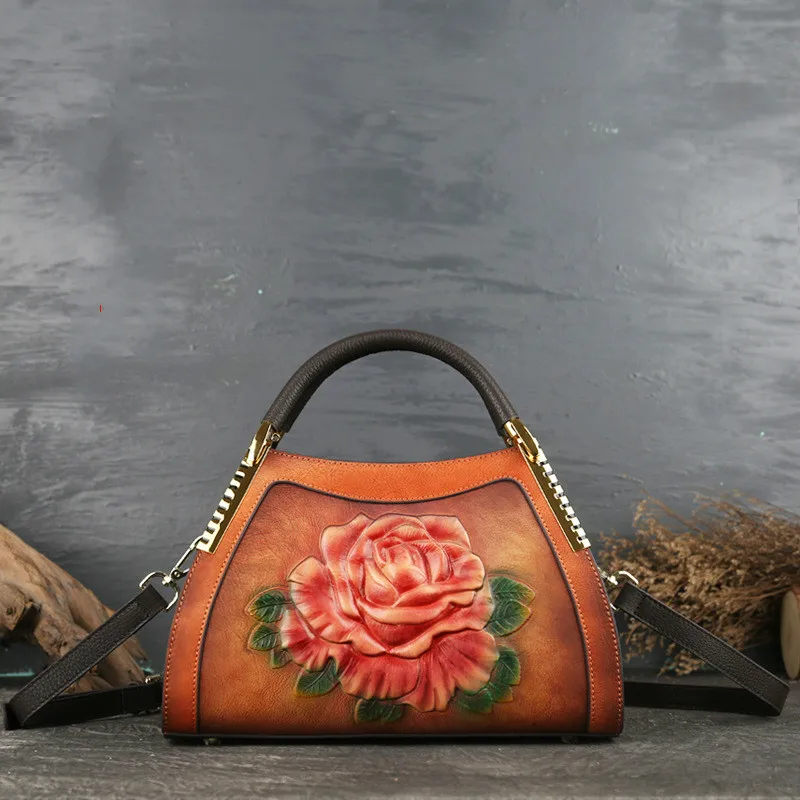 New Design Luxury Women Genuine Leather Handbags Ladies Retro Elegant Shoulder Messenger Bag Cow Leather Handmade Womans Bags
New Design Luxury Women Genuine Leather Handbags Ladies Retro Elegant Shoulder Messenger Bag Cow Leather Handmade Womans Bags