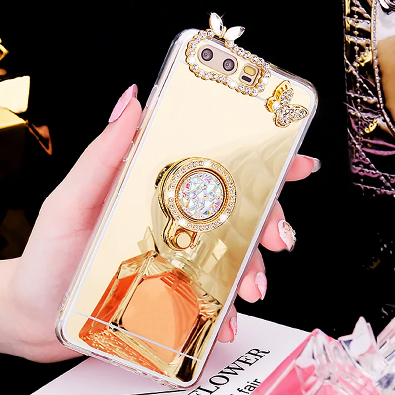 Luxury Mirror Soft TPU Back Cover For Huawei P8 P9 Lite 2017 P30 P20 Pro Nova 3 3i Honor 8X 8 9 10 Lite Case Stand Ring Holder
Luxury Mirror Soft TPU Back Cover For Huawei P8 P9 Lite 2017 P30 P20 Pro Nova 3 3i Honor 8X 8 9 10 Lite Case Stand Ring Holder