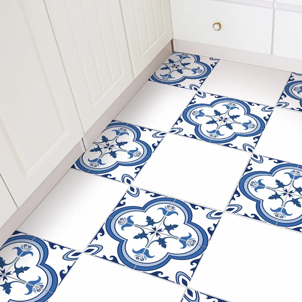 4pcs 30*30cm Portugal Floor Tiles Bathroom Kitchen Home Decor Anti-slip Stickers Diy Wall Stickers Wallpaper Floor Decal Mat
4pcs 30*30cm Portugal Floor Tiles Bathroom Kitchen Home Decor Anti-slip Stickers Diy Wall Stickers Wallpaper Floor Decal Mat