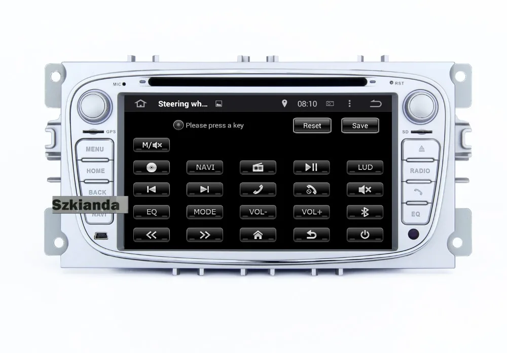 Автомобильный DVD плеер 4 Гб + 32 ГБ Android 8 1 для FORD Focus Max Mondeo с Wi Fi 4G Bluetooth радио RDS