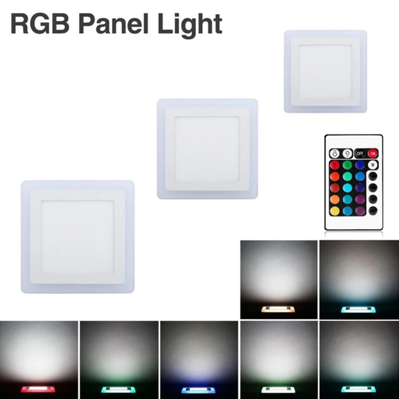 Двухцветная RGB Светодиодная панель свет контура Светодиодный лампа холодного света квадратная Потолочная люстра + белый потолок Утопленны...
Двухцветная RGB Светодиодная панель свет контура Светодиодный лампа холодного света квадратная Потолочная люстра + белый потолок Утопленны...
