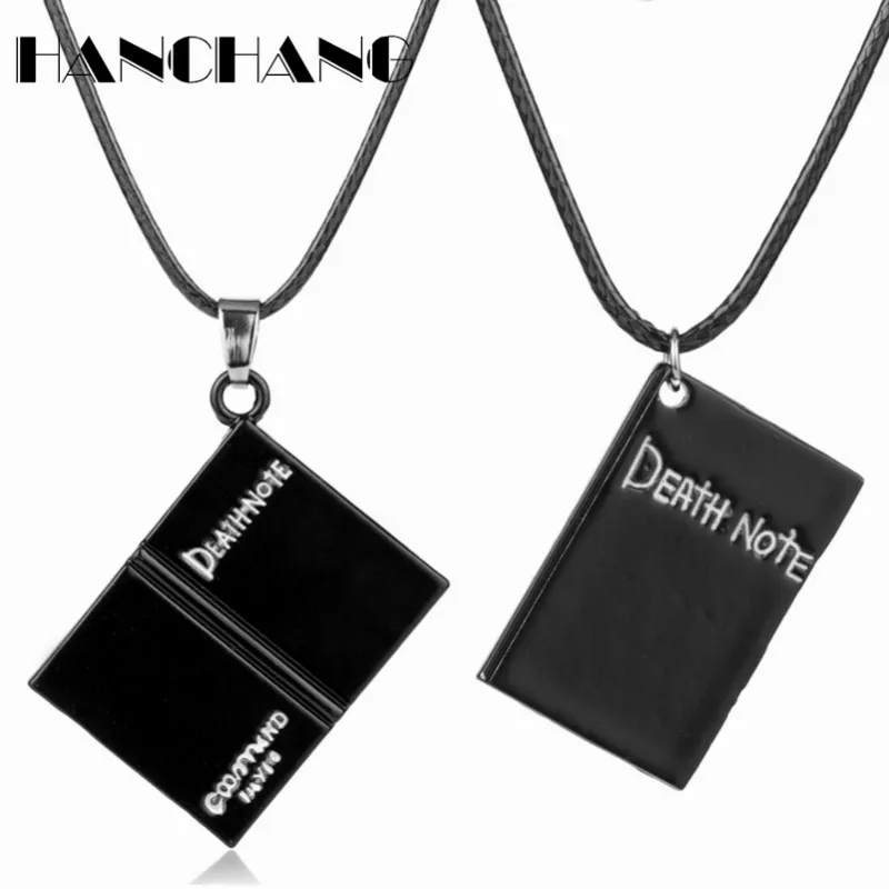 Anime Death Note Book Necklace Men Women Creative Jewelry alloy Charm Leather Rope Choker Prop Necklaces with Pendants
Anime Death Note Book Necklace Men Women Creative Jewelry alloy Charm Leather Rope Choker Prop Necklaces with Pendants