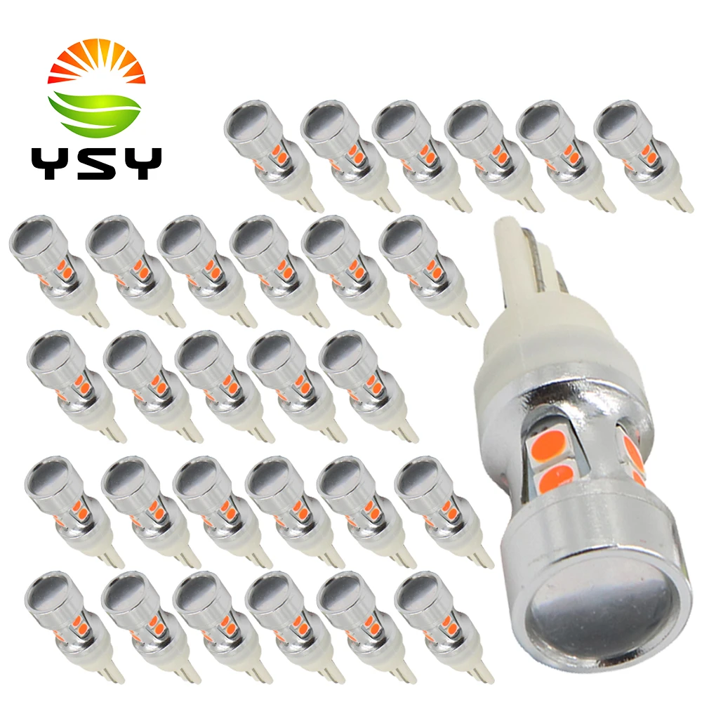 YSY 30 шт. T10 3030 10SMD белая автомобильная светодиодная лампа для зазора 10led дверная