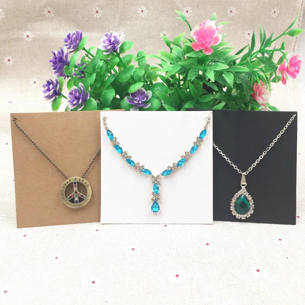 100pcs 8*8cm Necklace Card+100pcs Clear Plastic Packaging Bag With Hole Hang Hole ,For Jewelry Necklace Making Diy Accessories
100pcs 8*8cm Necklace Card+100pcs Clear Plastic Packaging Bag With Hole Hang Hole ,For Jewelry Necklace Making Diy Accessories