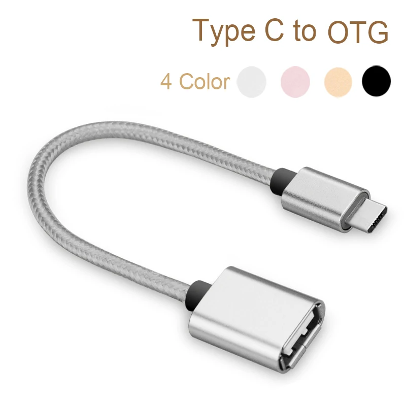 Фото USB Type C к OTG адаптер разъем аудио AUX кабель сплиттер для кабеля usbc type otg корпус из(Aliexpress на русском)