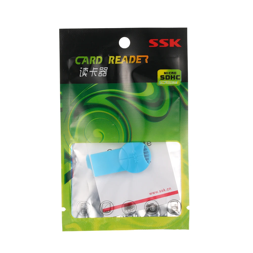 SSK SCRS064 USB2.0 Card Reader for Micro TF Card Mini Adapter Flash Memory Cards Reader USB 2.0 Card Readers For Laptop
SSK SCRS064 USB2.0 Card Reader for Micro TF Card Mini Adapter Flash Memory Cards Reader USB 2.0 Card Readers For Laptop