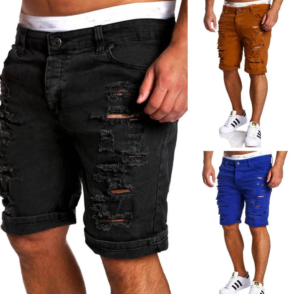 Destroy Men Jeans Short Summer Fashion blue Black White Frayed Hole Knee LengthMan Denim Shorts Zipper Fly Homme Casual Shorts
Destroy Men Jeans Short Summer Fashion blue Black White Frayed Hole Knee LengthMan Denim Shorts Zipper Fly Homme Casual Shorts