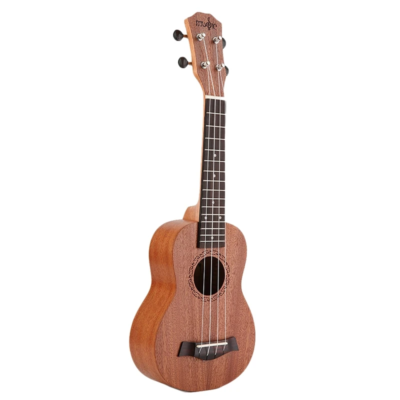 

21 дюймов Укулеле сопрано для начинающих укулеле гитара укулеле красное дерево Шея тонкая настройка Peg 4 струны деревянная Гавайская гитара