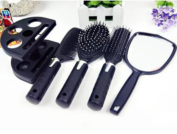 4pcs Curls hair comb + Mirror set Antistatic Massage curling combs detangling hair brush hair comb styling tools Free Shipping
4pcs Curls hair comb + Mirror set Antistatic Massage curling combs detangling hair brush hair comb styling tools Free Shipping