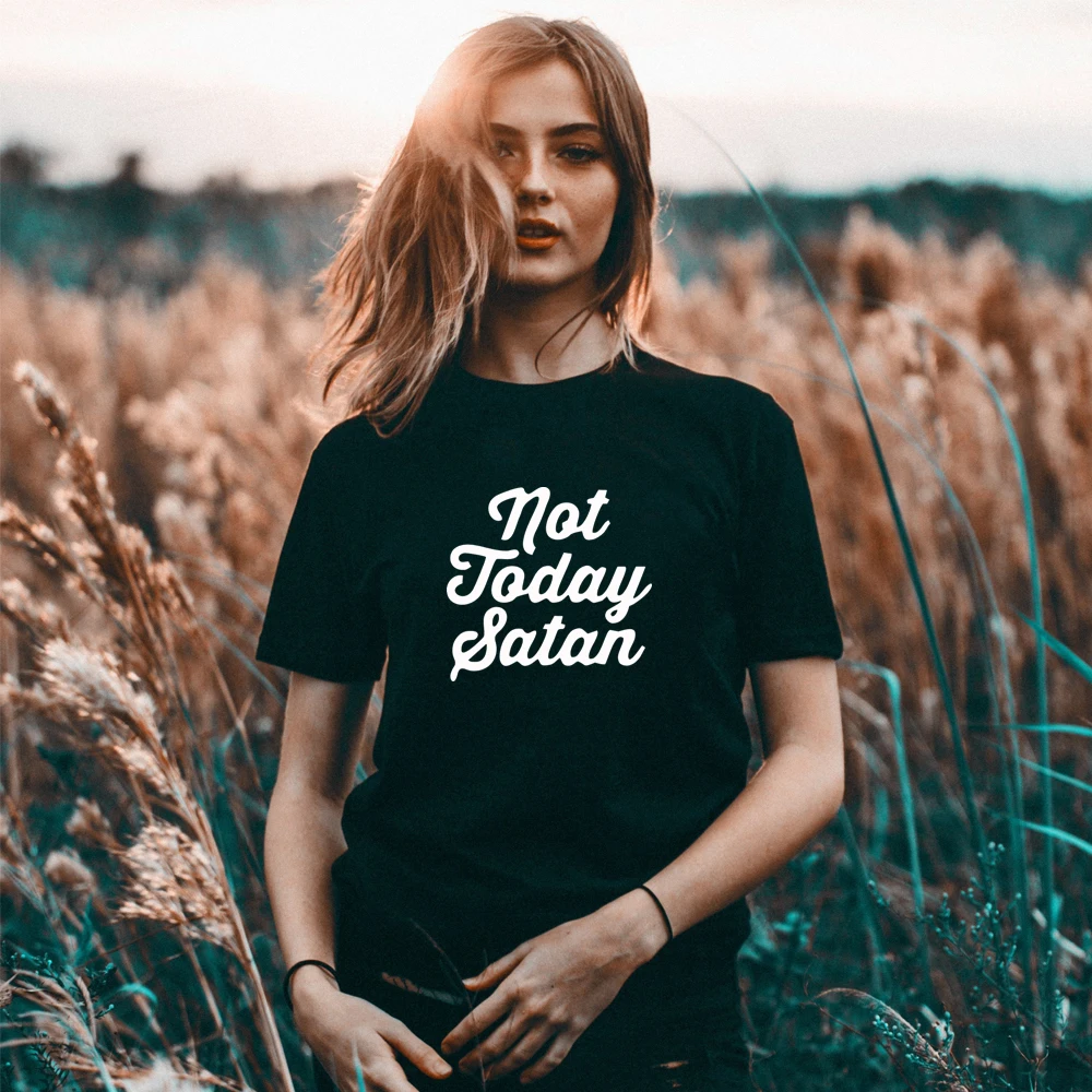 Not today satan letter print cotton t shirt for women Graphic Tees Hipster Tumblr Cozy tops drop shipping
Not today satan letter print cotton t shirt for women Graphic Tees Hipster Tumblr Cozy tops drop shipping
