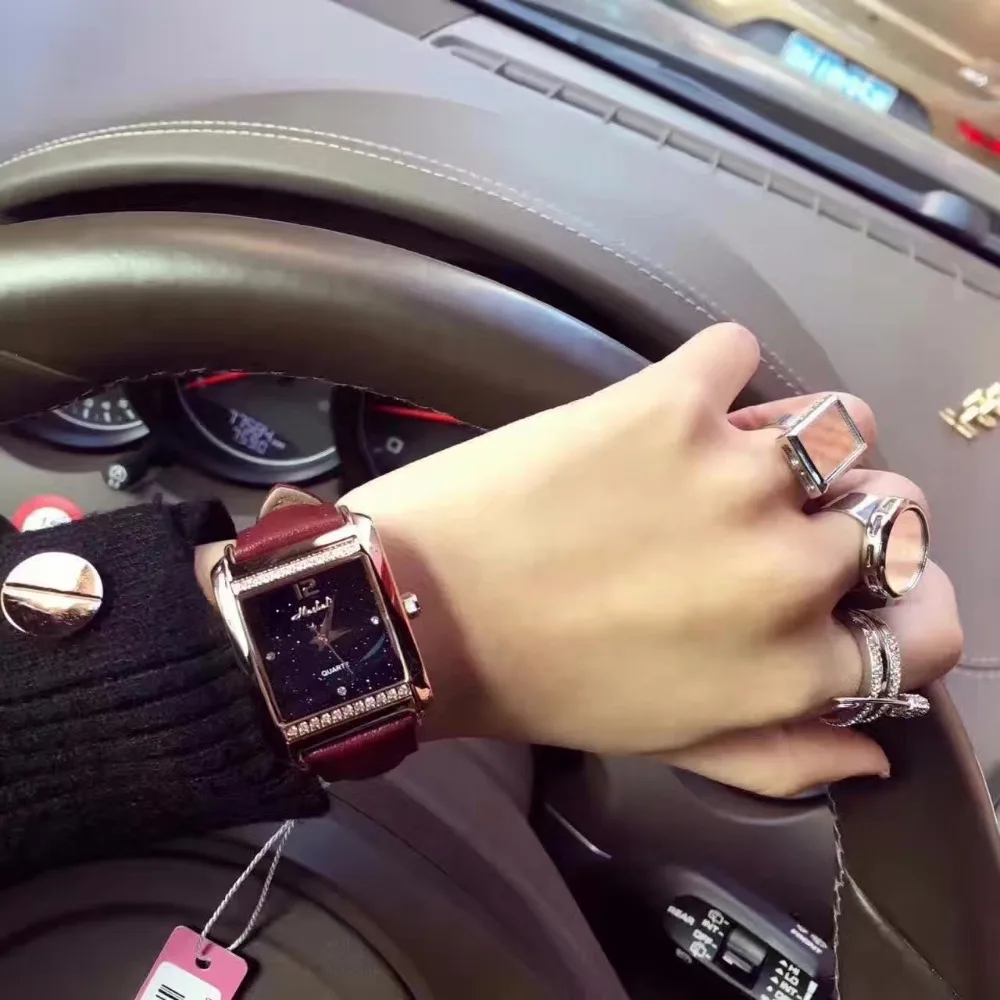 New Fashion Square Women Dress Watches Popular Candy Colors Leather Wristwatch Vogue Students Watch Relogios Montre Femme W114
New Fashion Square Women Dress Watches Popular Candy Colors Leather Wristwatch Vogue Students Watch Relogios Montre Femme W114