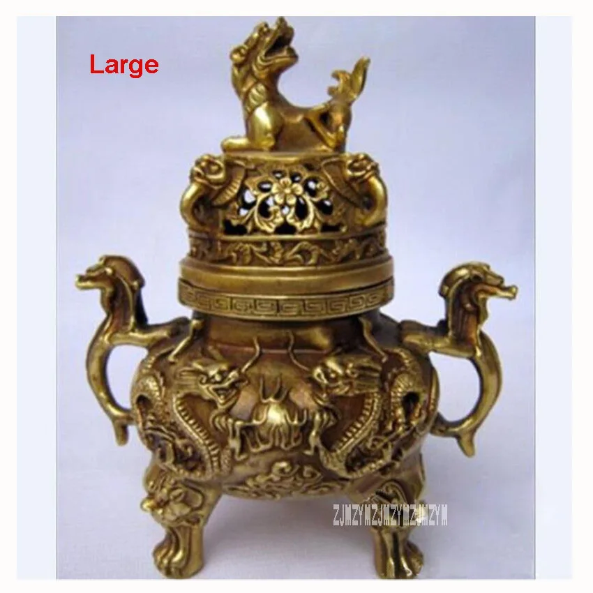 New Arrival Art Collection Chinese Brass Two Dragons Incense Burner /Metal Decoration Crafts Censer Hot Selling (Large)
New Arrival Art Collection Chinese Brass Two Dragons Incense Burner /Metal Decoration Crafts Censer Hot Selling (Large)