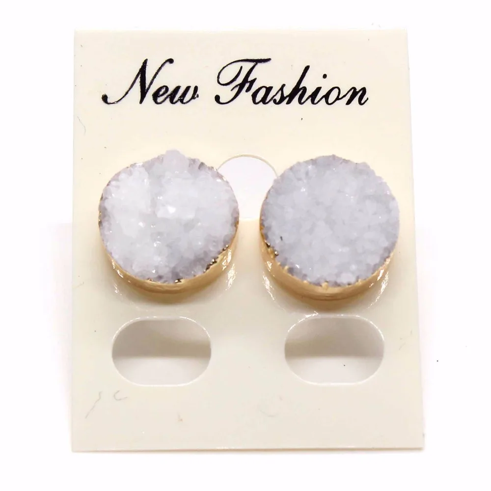 100-Unique 1 Pair Light Yellow Gold Color Natural Rock Crystal Irregular Shape Round Stud Earrings Elegant Women's Earring
100-Unique 1 Pair Light Yellow Gold Color Natural Rock Crystal Irregular Shape Round Stud Earrings Elegant Women's Earring