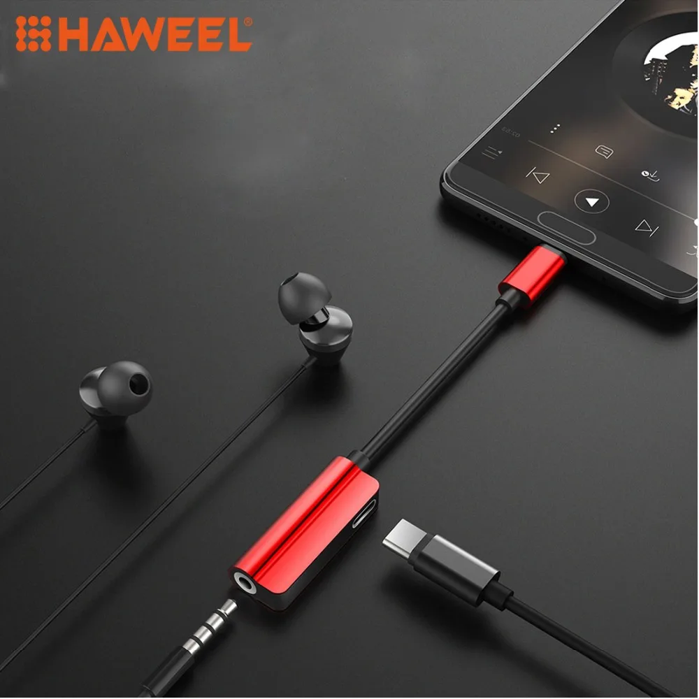 HAWEEL 0.12m Metal Type-C Female + 3.5mm Jack Female to Type-C Male Listening & Charging Audio 2 in 1 Cable For Smart Phones
HAWEEL 0.12m Metal Type-C Female + 3.5mm Jack Female to Type-C Male Listening & Charging Audio 2 in 1 Cable For Smart Phones