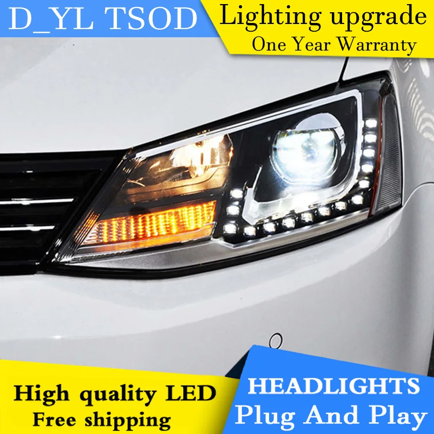 Car Styling Headlight Assembly for VW Jetta MK6 GLI 2012-2015 Bi Xenon LED Headlight LED DRL HID Front Lamp Accessories
Car Styling Headlight Assembly for VW Jetta MK6 GLI 2012-2015 Bi Xenon LED Headlight LED DRL HID Front Lamp Accessories