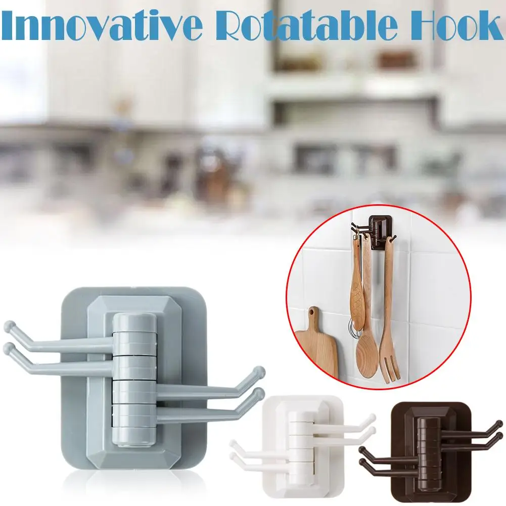 Plastic Hook Rotatable 4 Linked Hooks Shelf Towel Storage Bracket Hooks Accessories Kitchen Bathroom Wall
Plastic Hook Rotatable 4 Linked Hooks Shelf Towel Storage Bracket Hooks Accessories Kitchen Bathroom Wall