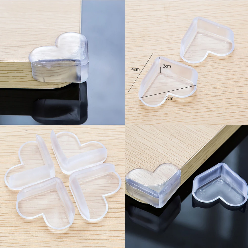 4PCS 5*4*2CM Child Baby Safety Silicone Protector Table Corner Edge Protection Cover Children Anticollision Edge & Corner Guards
4PCS 5*4*2CM Child Baby Safety Silicone Protector Table Corner Edge Protection Cover Children Anticollision Edge & Corner Guards