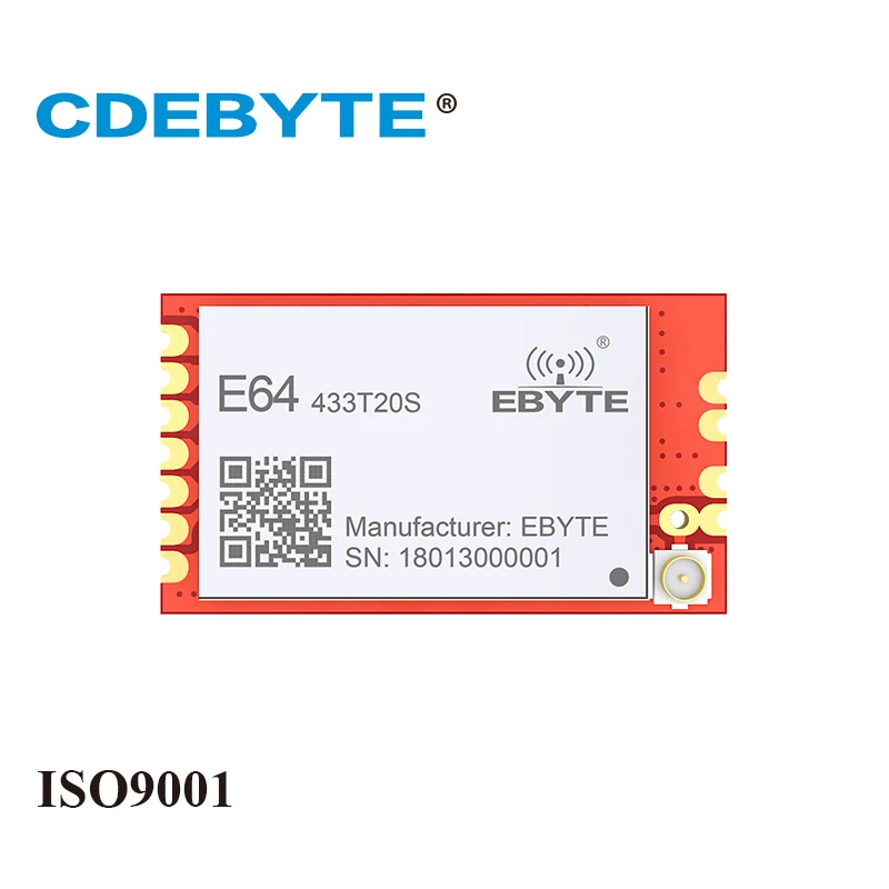 E64-433T20S Full Duplex Frequency Hopping 433mhz 100mW IPX Spring Antenna IoT uhf Wireless Transceiver Transmitter Receiver
E64-433T20S Full Duplex Frequency Hopping 433mhz 100mW IPX Spring Antenna IoT uhf Wireless Transceiver Transmitter Receiver