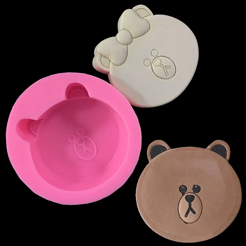 New Cartoon Brown Bear Silicone mold Chocolate dessert ice cream fondant cake baking tools soap mold
New Cartoon Brown Bear Silicone mold Chocolate dessert ice cream fondant cake baking tools soap mold