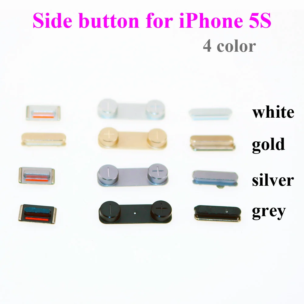 ChengHaoRan New 3 in1 External Side Button Power On Off Lock + Volume Switch key + Mute Silent key Set for iPhone 5s
ChengHaoRan New 3 in1 External Side Button Power On Off Lock + Volume Switch key + Mute Silent key Set for iPhone 5s