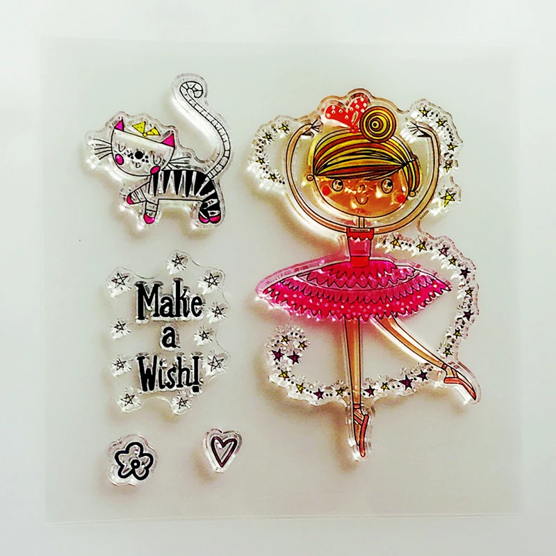 YLCS217 Dancing Girl Silicone Clear Stamps For Scrapbook DIY Album Paper Cards Decoration Embossing Folder Rubber Stamp 10*10cm
YLCS217 Dancing Girl Silicone Clear Stamps For Scrapbook DIY Album Paper Cards Decoration Embossing Folder Rubber Stamp 10*10cm
