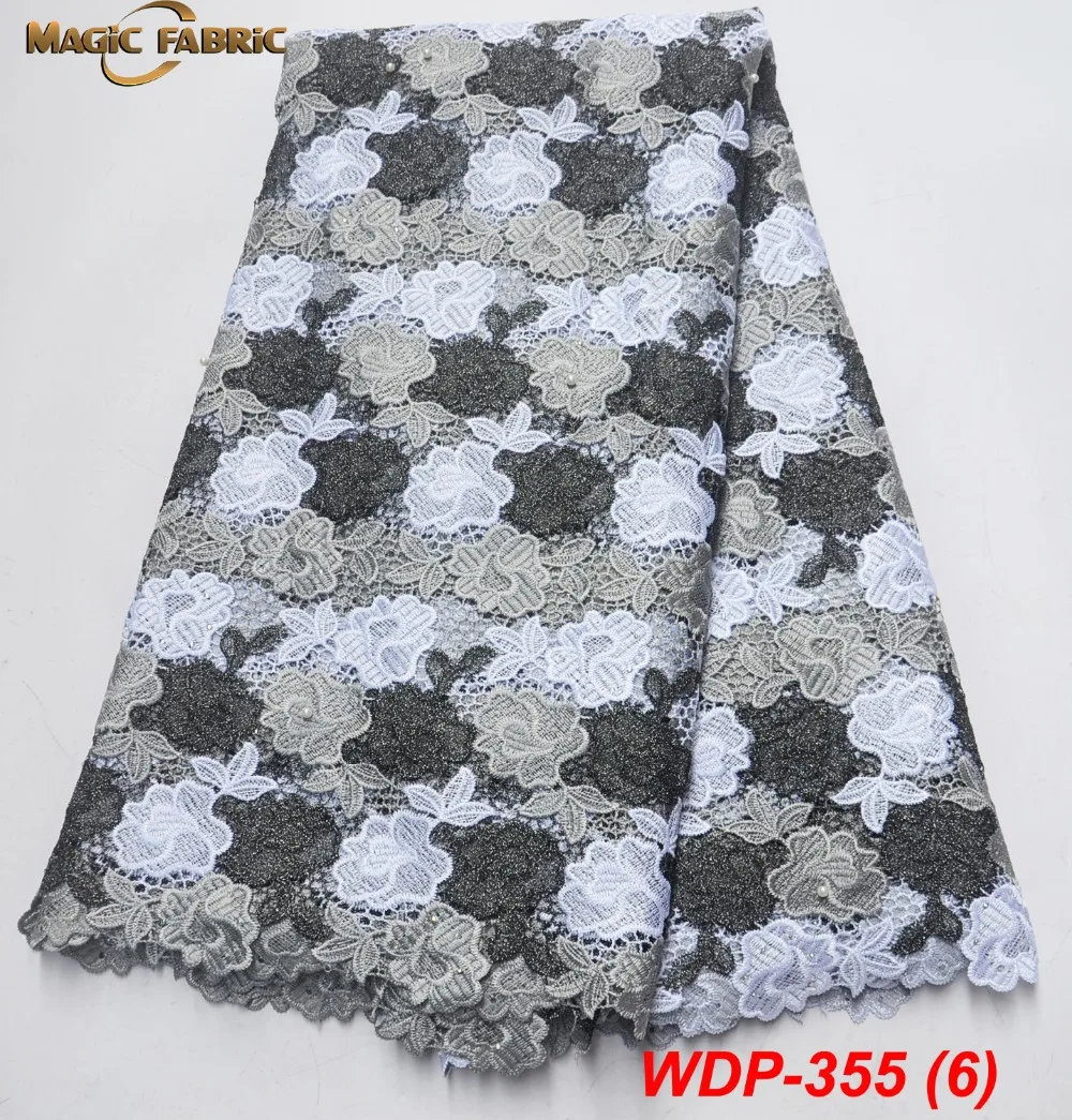 High Quality African Guipure Cord Lace Fabric beads Nigeria soluble Water Lace for wedding dress WDP-355
High Quality African Guipure Cord Lace Fabric beads Nigeria soluble Water Lace for wedding dress WDP-355