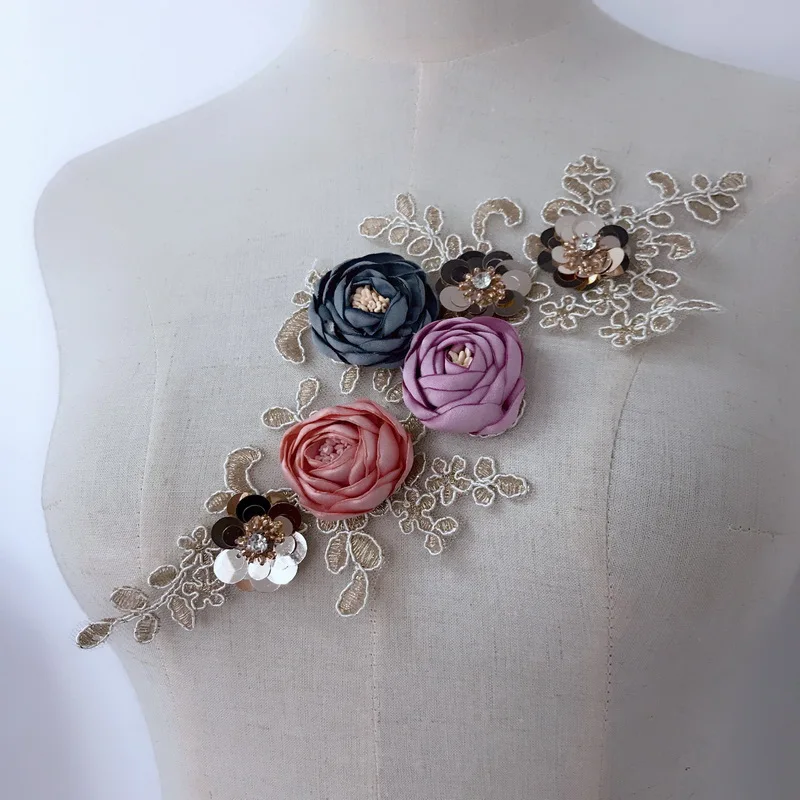 1 Piece Sequin Floral Embroidered Lace Applique 3D Colorful Flowers Beaded Applique Sewing Lace Fabric Clothes DIY Decoration
1 Piece Sequin Floral Embroidered Lace Applique 3D Colorful Flowers Beaded Applique Sewing Lace Fabric Clothes DIY Decoration