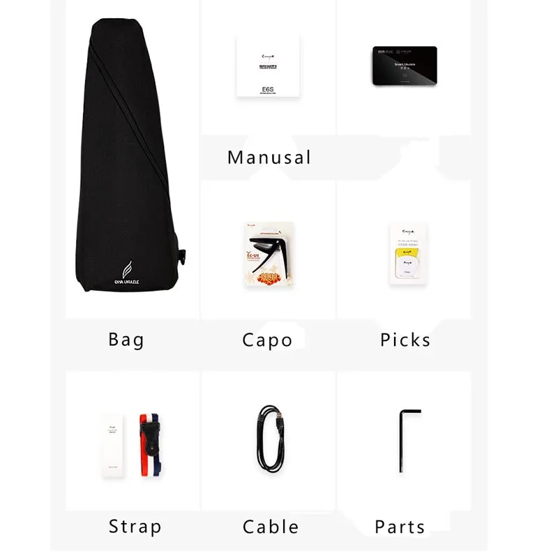 Enya Smart SE 23 inch App-Controlled Ukulele Mahogany HPL Full Board For Beginner
Enya Smart SE 23 inch App-Controlled Ukulele Mahogany HPL Full Board For Beginner
