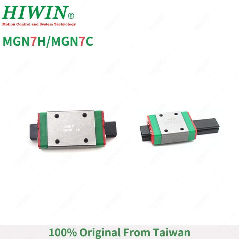 Длинные каретки HIWIN MGN7H, Стандартный блок MGN7C серии MGN7, подходит для рельсов MGN7
Длинные каретки HIWIN MGN7H, Стандартный блок MGN7C серии MGN7, подходит для рельсов MGN7