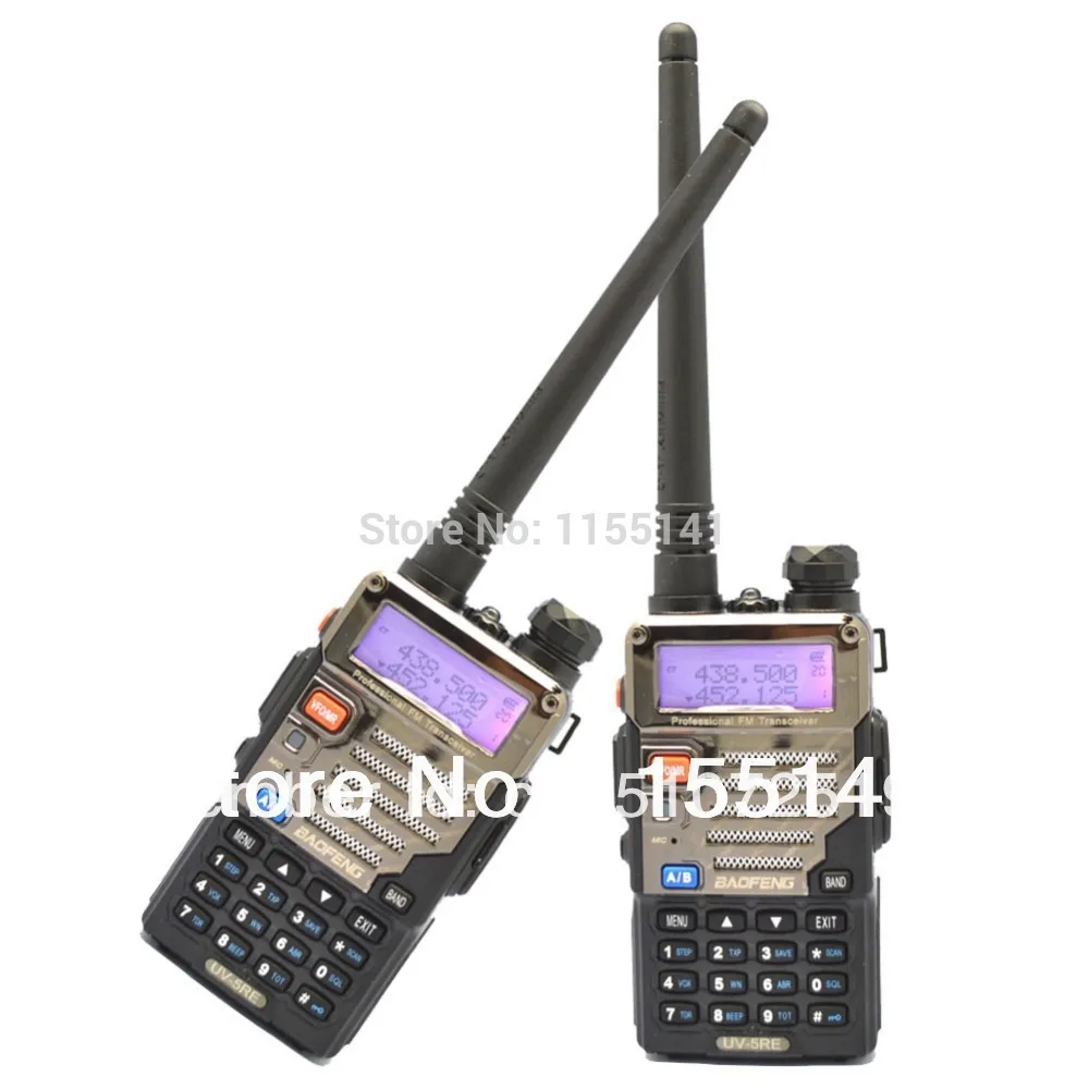 2-PCS Black BaoFeng UV-5RE Walkie Talkie 136-174MHz&400-520 MHz Two Way Radio with free shipping
2-PCS Black BaoFeng UV-5RE Walkie Talkie 136-174MHz&400-520 MHz Two Way Radio with free shipping