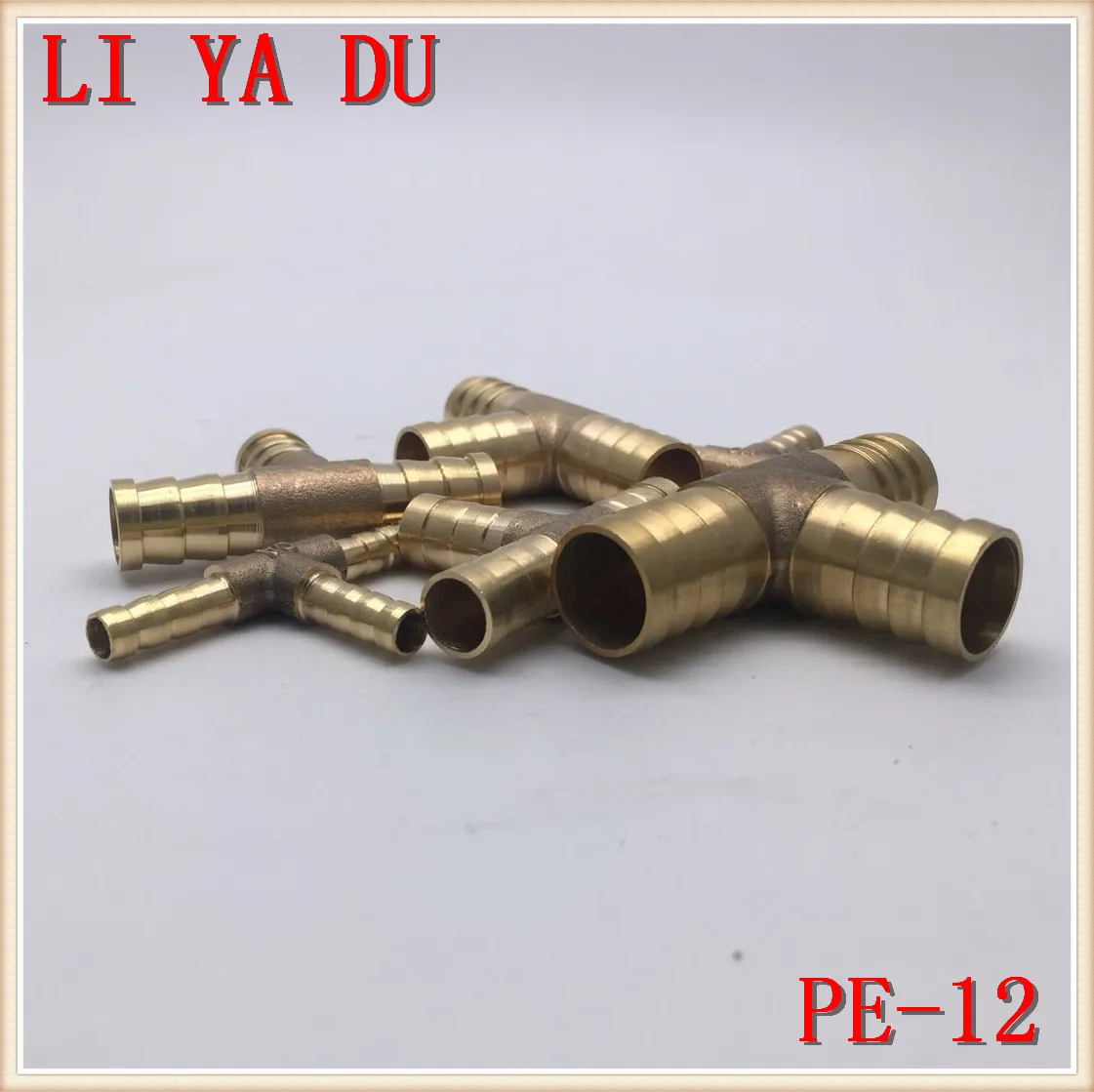 2pcs/lot PE12 Copper pagoda joint Brass joint/water pipe joint/gas joint PE-12 Brass Pipe Fitting 3-Way T type
2pcs/lot PE12 Copper pagoda joint Brass joint/water pipe joint/gas joint PE-12 Brass Pipe Fitting 3-Way T type