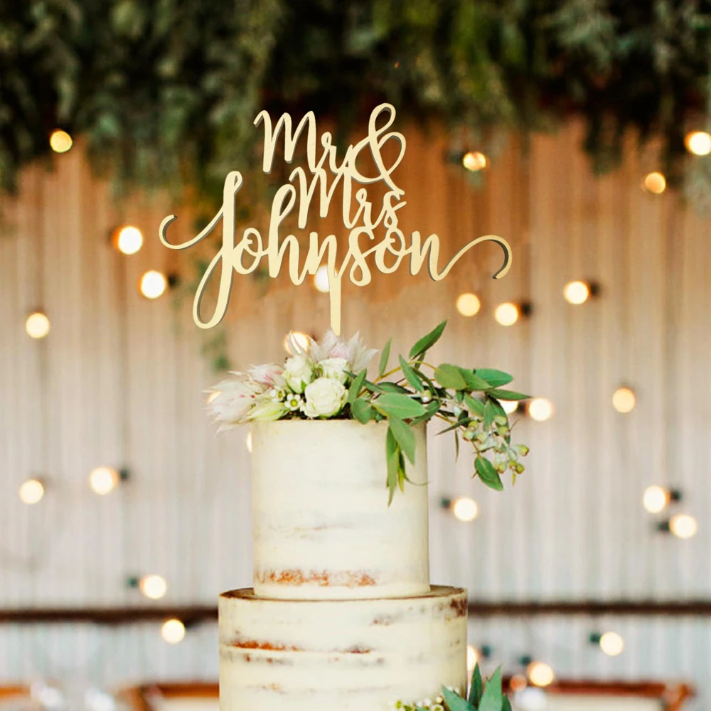 Custom Mr&Mrs Wedding Wood Favourite Handmade Topper, Personalized Calligraphy Acrylic Elegant Glitter Wedding Anniversary Decor
Custom Mr&Mrs Wedding Wood Favourite Handmade Topper, Personalized Calligraphy Acrylic Elegant Glitter Wedding Anniversary Decor