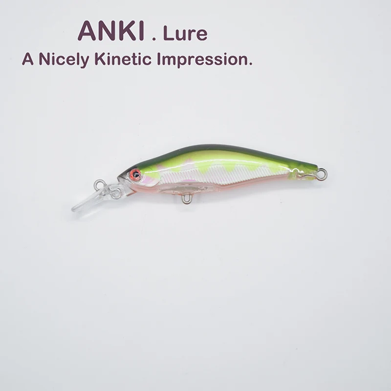 ANKI длинный язык жесткая Рыбная приманка вобблер искусственная PESCA плавающая SHAD 65F