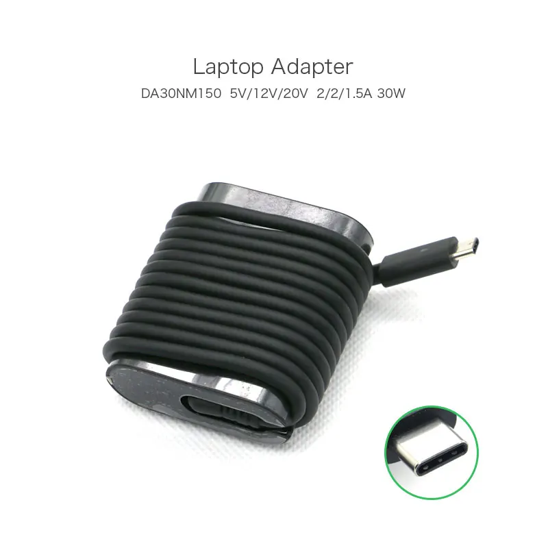 Original 5V 2A 12V 2A 20V 1.5A DA30NM150 8XTW5 30W USB-C Laptop AC Adapter for DELL VENUE 8 PRO 5855 HA30NM150 LA30NM150
Original 5V 2A 12V 2A 20V 1.5A DA30NM150 8XTW5 30W USB-C Laptop AC Adapter for DELL VENUE 8 PRO 5855 HA30NM150 LA30NM150