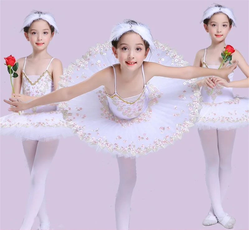 Фото Белые профессиональные балетные пачки для девочек детское - купить