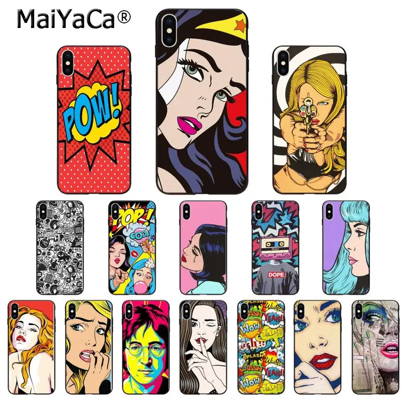 MaiYaCa pop art girls TPU Soft Silicone Phone Case for Apple iPhone 8 7 6 6S Plus X XS MAX 5 5S SE XR Mobile Cases
MaiYaCa pop art girls TPU Soft Silicone Phone Case for Apple iPhone 8 7 6 6S Plus X XS MAX 5 5S SE XR Mobile Cases