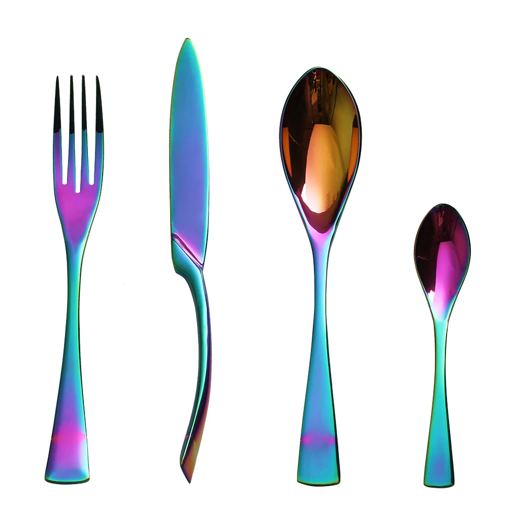 Lekoch 4PCS/Set Stainless Steel Cutlery Dinnerware Set Dishes Servies Dinner Scoop Knife and Fork Tea Spoon Sets Tableware
Lekoch 4PCS/Set Stainless Steel Cutlery Dinnerware Set Dishes Servies Dinner Scoop Knife and Fork Tea Spoon Sets Tableware
