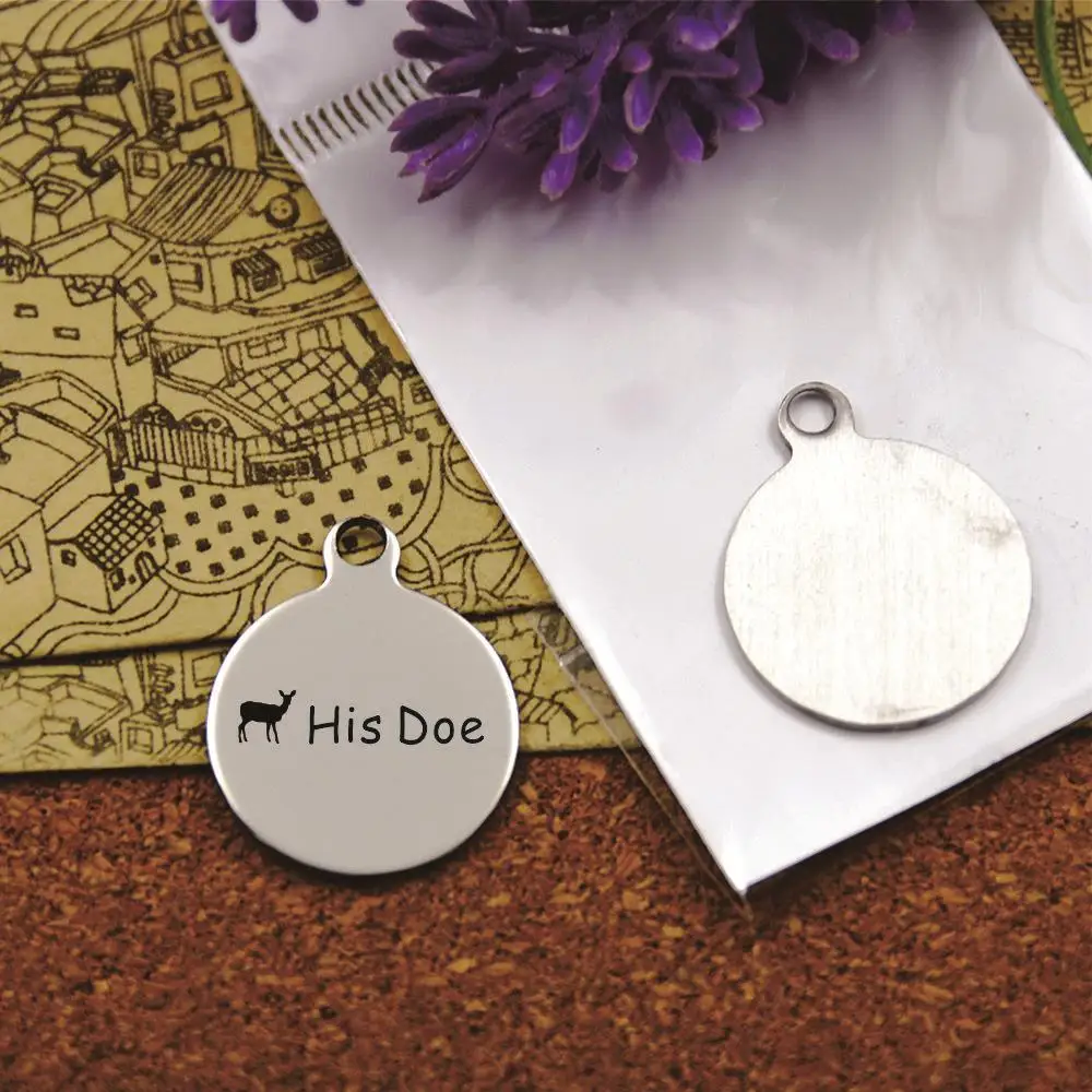 20pcs--stainless steel charms"His Doe /Her Buck"5 style for choosing DIY Charms pendants
20pcs--stainless steel charms"His Doe /Her Buck"5 style for choosing DIY Charms pendants