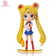 [SGDOLL] 2017 Новый Аниме Сейлор Мун Qposket Tsukino Усаги Костюм Ver. 6 "ПВХ