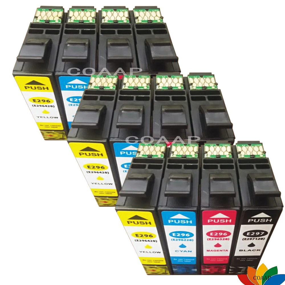 12 Compatible T2971 BLACK T2962 CYAN T2963 MAGENTA T2964 YELLOW Ink Cartridges for Epson XP231 XP431 XP241 inkjet Printer
12 Compatible T2971 BLACK T2962 CYAN T2963 MAGENTA T2964 YELLOW Ink Cartridges for Epson XP231 XP431 XP241 inkjet Printer