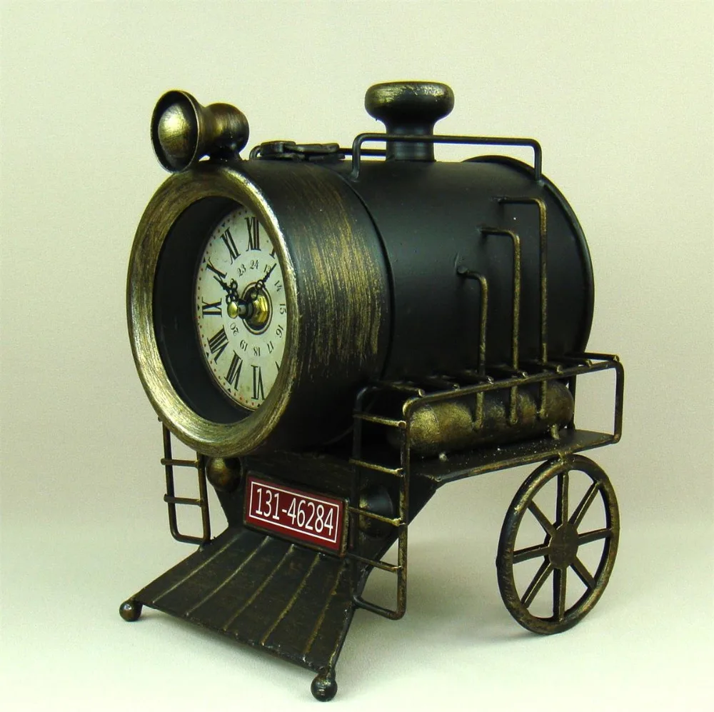 Vintage Metal Train Model Table Clock Antique Iron Locomotive Timepiece Handicraft for Home Decor and Art Collection
Vintage Metal Train Model Table Clock Antique Iron Locomotive Timepiece Handicraft for Home Decor and Art Collection