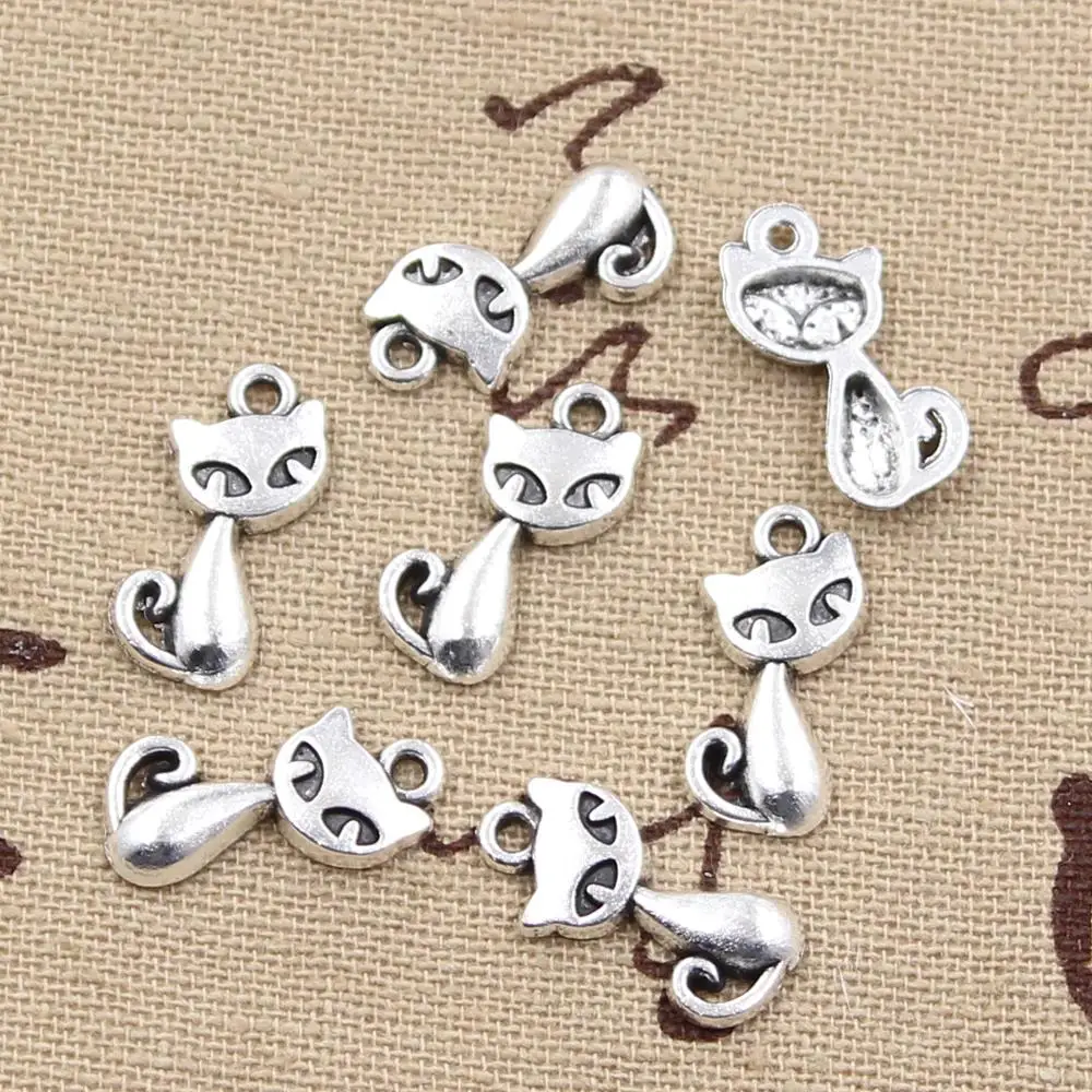 50pcs Charms Cat Fox 17x9mm Antique Making Pendant fit,Vintage Tibetan Bronze Silver color,DIY Bracelet Necklace
50pcs Charms Cat Fox 17x9mm Antique Making Pendant fit,Vintage Tibetan Bronze Silver color,DIY Bracelet Necklace