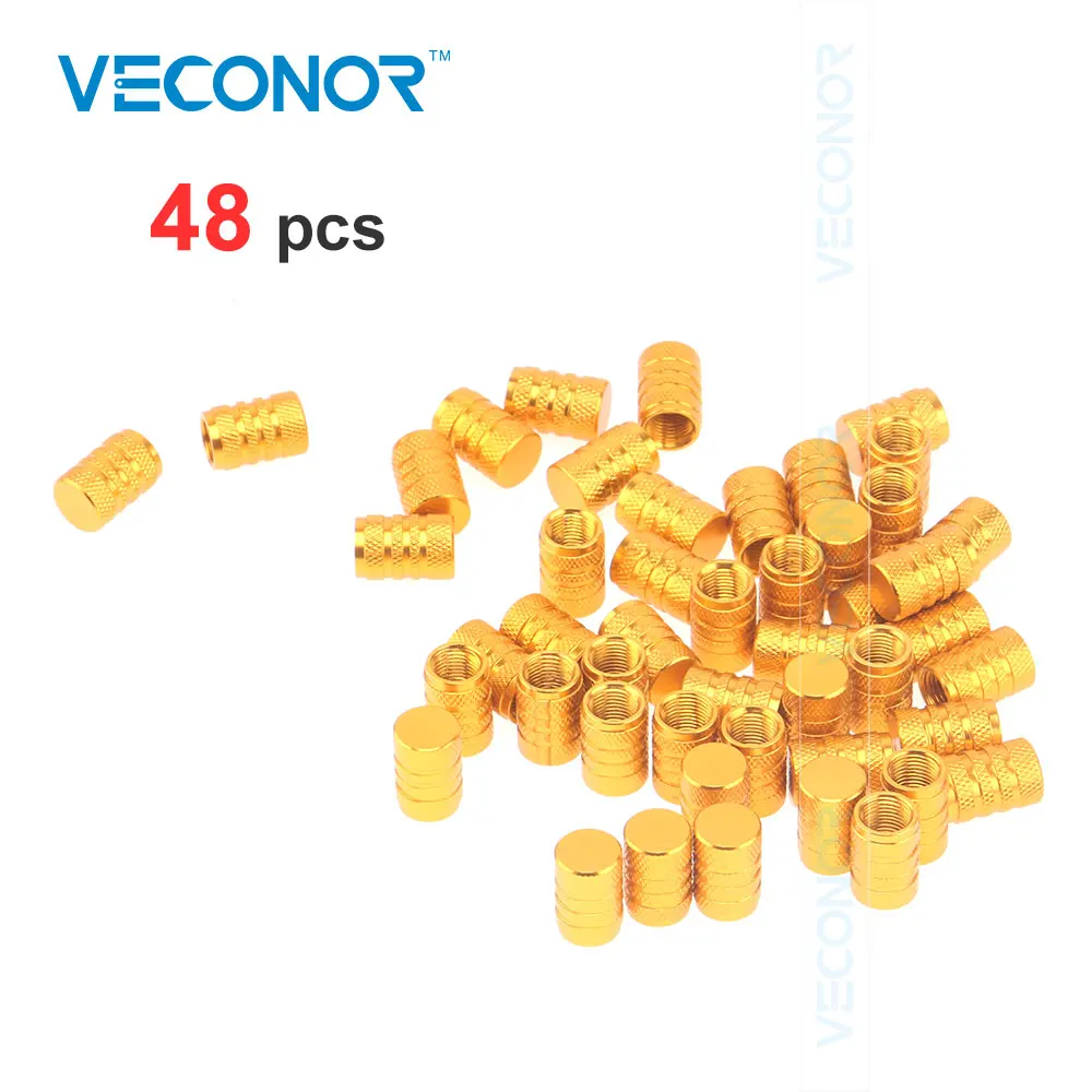 VECONOR 48 pcs/pack Universal Alu-alloy Tire Valve Caps for Car Truck Motorcycle Bicycle Valves Stem Cover Tyre Accessories Kit
VECONOR 48 pcs/pack Universal Alu-alloy Tire Valve Caps for Car Truck Motorcycle Bicycle Valves Stem Cover Tyre Accessories Kit