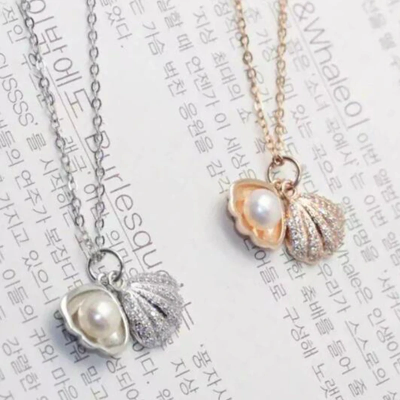 100% 925 Sterling Silver Pearl Shell Necklaces & Pendants For Women Lady Fashion Jewelry
100% 925 Sterling Silver Pearl Shell Necklaces & Pendants For Women Lady Fashion Jewelry
