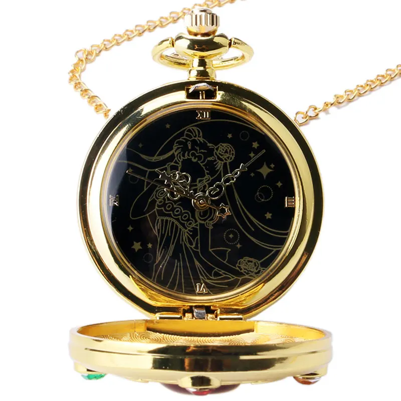 New Fashion Colorful Famous Anime Sailor Moon Series Women Lady Girl Quartz Pocket Watch P383-4
New Fashion Colorful Famous Anime Sailor Moon Series Women Lady Girl Quartz Pocket Watch P383-4