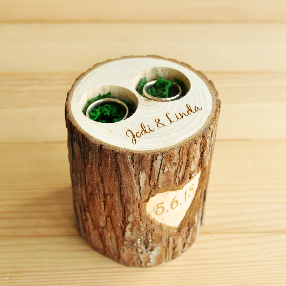 Personalized Rustic Ring Box, Engraving Wood Ring Holder,Wedding Ring Bearer Box,Wedding Gift,Ring Pillow Alternative
Personalized Rustic Ring Box, Engraving Wood Ring Holder,Wedding Ring Bearer Box,Wedding Gift,Ring Pillow Alternative